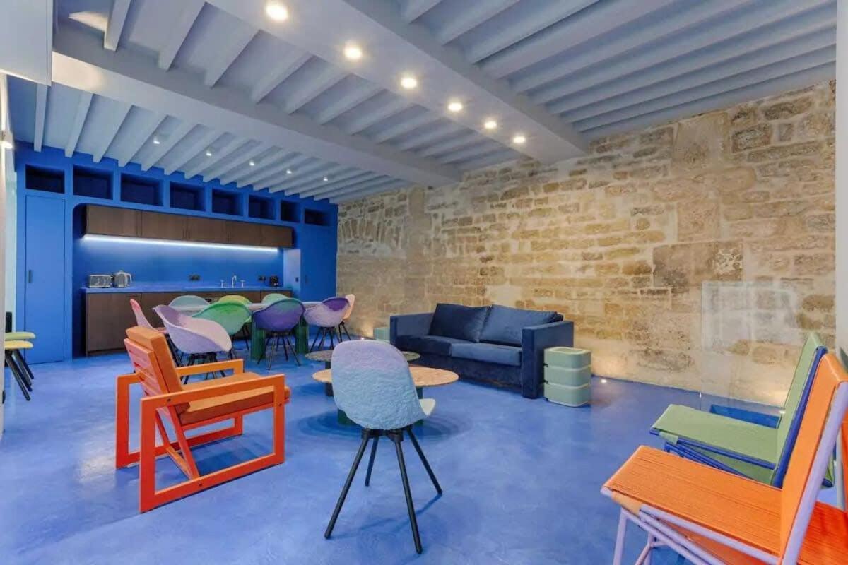 Ferienwohnung Les Halles - Luxurious & Colorful 4Bd For 16 Guest Paris Exterior foto