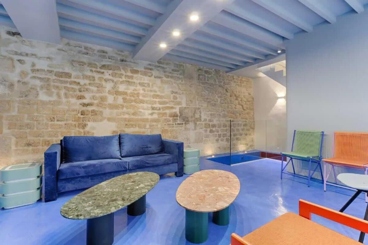 Ferienwohnung Les Halles - Luxurious & Colorful 4Bd For 16 Guest Paris Exterior foto